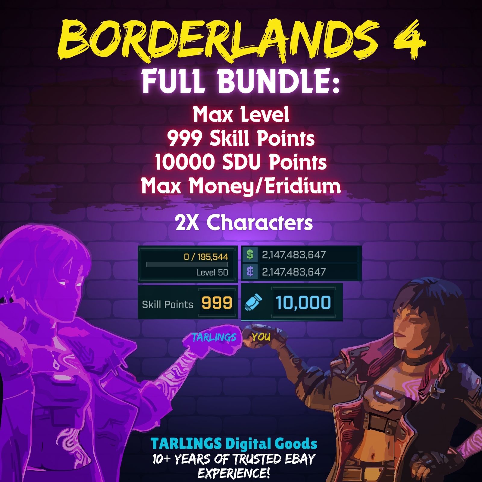 Borderlands 4 🎉 INSANE MODDED ITEMS, 700 SPEC, SDU, LEVEL 50, MONEY/ERIDIUM ✨ - Picture 151 of 153