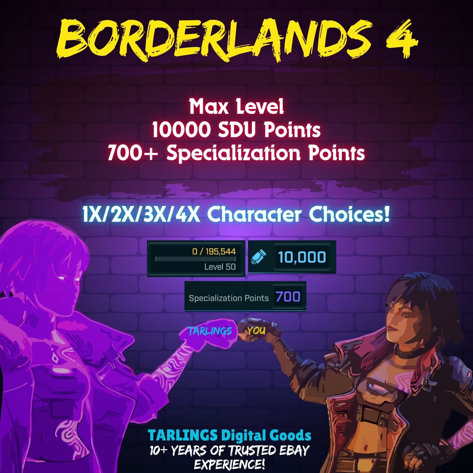 Borderlands 4 🎉 INSANE MODDED ITEMS, 700 SPEC, SDU, LEVEL 50, MONEY/ERIDIUM ✨ - Picture 38 of 153