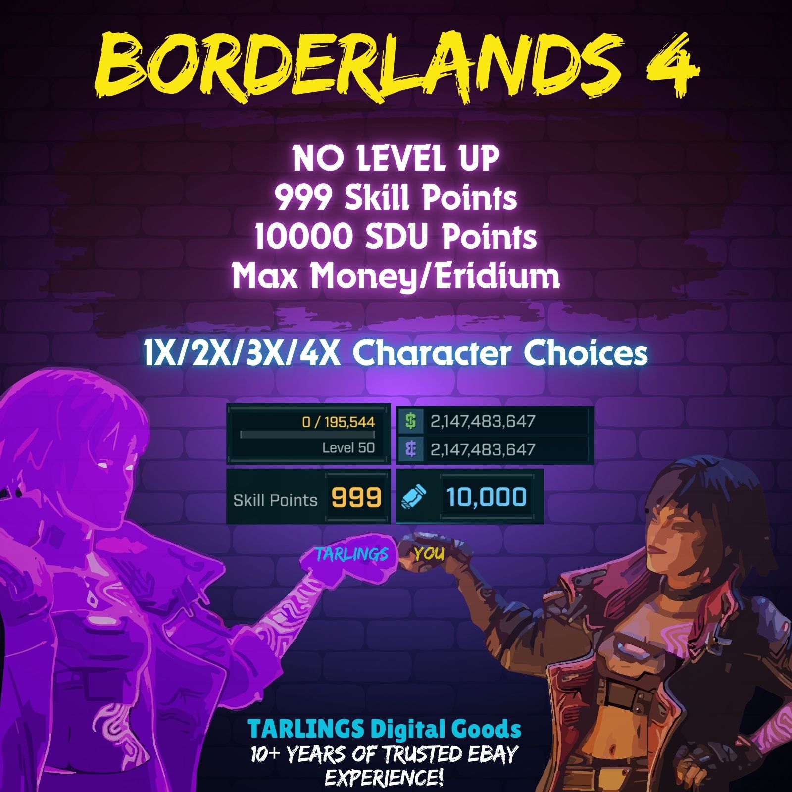 Borderlands 4 🎉 INSANE MODDED ITEMS, 700 SPEC, SDU, LEVEL 50, MONEY/ERIDIUM ✨ - Picture 152 of 153